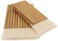 shanqian 8Pack Hake Watercolor Brushes, Hake Blender Brushes, Sheep Hair Hake Brushes for Pottery, Bamboo Handle Brushes for Painting, Watercolor, Wash, Dust Cleaning, CeramicPottery Painting.