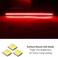 iJDMTOY Smoked Lens 54-SMD Full LED Rear Tailgate ID Lightbar, Compatible With Chevrolet Silverado 2500HD 3500HD GMC Sierra 2500 3500 Dually.