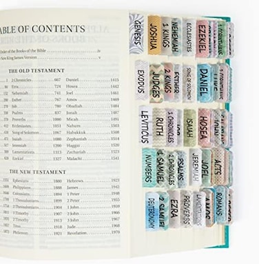 Mr. Pen- Bible Tabs, 75 Tabs, Laminated, Bible Journaling Supplies, Bible Tabs Old and New Testament, Bible Tabs for Women, Bible Tabs for Journaling Bible, Bible Book Tabs &hellip;.
