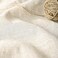 DOSLY ID&Eacute;ES Farmhouse Shower Curtain,Beige and Gray Stripe,Button Curtain,Linen and Cotton Woven Fabric,Rustic Charm Country Chic Style,72x72 in.