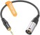 Tisino 3. 5mm TRS to XLR Balanced Cable Adapter, Gold-Plated 1/8 inch Mini Jack Aux to XLR Male Mono Audio Cord for Cell Phone, Laptop, Speaker, Mixer - 30CM.
