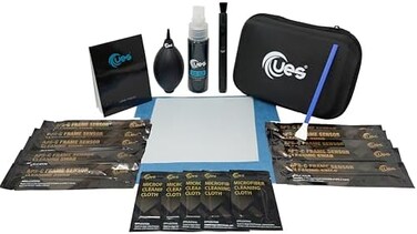 UES DSLR Camera Sensor and Lens Travel Kit: APS-C Sensor Swab, Cleaner, Air Blower, Microfiber Cloth, Cleaning Pen, Lens Paper.