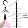 LEVOSHUA Closet Hanging Cap Organizer, 16 Baseball Cap Rack, Closet Hook Cap Holder Hat Storage Organizer - Keep Hats Cleaner Than a Hat Rack (1 Pack.