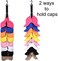 LEVOSHUA Closet Hanging Cap Organizer, 16 Baseball Cap Rack, Closet Hook Cap Holder Hat Storage Organizer - Keep Hats Cleaner Than a Hat Rack (1 Pack.