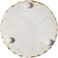 Mud Pie Marble Trivet, 1 1/4" x 8 1/2" dia, Gold.