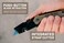Spec Ops Tools Folding Utility Knife with Retractable Blade, Includes 3 Extra Blades in Handle Storage.