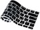 ProElife Korean Language Ultra Thin Silicone Keyboard Cover for 2021 2020 MacBook Air 13 Inch A2179 and A2337 Apple M1 Chip (US Layoutwith Touch ID Keyboard Accessories Protective Skin (Black.