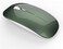 Uciefy Q5 Slim Rechargeable Wireless Mouse, 2. 4G Portable Optical Silent Ultra Thin Wireless Computer Mouse with USB Receiver and Type C Adapter, Compatible with PC, Laptop, Desktop (Blackish Green.