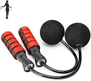 APLUGTEK Jump Rope, Training Ropeless Skipping Rope for Fitness, Adjustable Weighted Cordless Jump Rope for Men Women Kids.