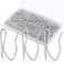 Sopito Metal Curtain Hooks, 200PCS Drapery Hook Pins Stainless Steel Pin-on Hooks for Window Curtain, Shower Curtain, Door Curtain.