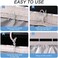 Sopito Metal Curtain Hooks, 200PCS Drapery Hook Pins Stainless Steel Pin-on Hooks for Window Curtain, Shower Curtain, Door Curtain.