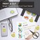 A-SUB Printable Clear Sticker Paper for Inkjet Printer 15 Sheets 8. 5X11 In Waterproof Transparent Label Paper for Make Custom Stickers, Decals.