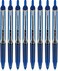 Pilot precise v5 rt refillableretractable liquid ink rolling ball pens, extra fine point (0. 5mmblue, 8-pack (15328.