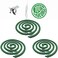 LOV HOME Citronella Coils - Outdoor Use - Each Coil Could Last for 5-7 Hours - 2 Pack Contains 16 coils2 Coil Stands.