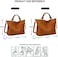 Kattee Women's Soft Genuine Leather Tote Bag, Top Satchel Purses and Handbags.