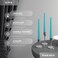 CANDWAX 10 inch Taper Candles - Dripless Taper Candles and Unscented Candlesticks - Perfect as Dinner Candles and Household Candles.