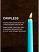 CANDWAX 10 inch Taper Candles - Dripless Taper Candles and Unscented Candlesticks - Perfect as Dinner Candles and Household Candles.