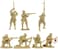 BMC Toys WW2 Japanese Plastic Army Men - 30 Imperial Soldiers of Japan 1:32 Figures.