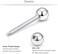 SCERRING 14G Nipple Rings Stainless Steel Nipplerings CZ Heart Tongue Shield Barbell Rings Retainer Body Piercing Jewelry for Women 9/16Inch 11 Pairs.