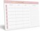 Sweetzer &amp; Orange SweetzerOrange Weekly Meal Planner and Grocery List Magnetic Notepad. Pink 10x7&rdquo; Meal Planning Pad with Tear Off Shopping List. Plan Weekly Menu Food for Weight Loss or Dinner List f