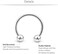SCERRING Fake Ring Stainless Steel Non-Piercing Rings Clip On Nipplerings Faux Body Piercing Jewelry for Women Men 11 Pairs.