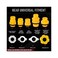 SEDY 15-Pieces No Spill Coolant Filling Funnel Kit, Spill Proof Radiator Funnel Bleeder with Adapters. General-Purpose.