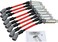 AIP Electronics Dragon Fire High Performance 10mm Spark Plug Wires Compatible with 1999-2019 GM Chevy GMC LS1 LS2 LS3 LS6 LS7 Vortec 4. 8L 5. 3L 6. 0L LS1 100 ohm/ft, OE Heat Shield OEM Fit PWJ256.