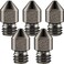 Mudder Hardened Steel Tool High Temperature Pointed Wear Resistant MK8 Nozzles 0. 4 mm/ 1. 75 mm 3D Printer Compatible with Makerbot, Creality CR-10 All Metal Hotend, Ender 3/ Ender3 pro, Prusa i3 (5.