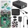 Vilros Raspberry Pi 4 8GB Basic Starter Kit with Fan Cooled Heavy Duty Aluminum Alloy Case (Black Case.