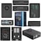 Vilros Raspberry Pi 4 8GB Basic Starter Kit with Fan Cooled Heavy Duty Aluminum Alloy Case (Black Case.