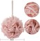 KAKOOI Bath Sponges, Shower Loofah for Body Exfoliation(1 pcs, Pink.