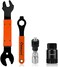 Oumers 4 PCS Professional Bicycle Pedal and Crank Arm Removal Tool, Bike Pedal WrenchBike Crank ExtractorBike Bottom Bracket Remover16mm Spanner Wrench.