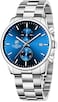 GOLDEN HOUR Fashion Business Mens Watches with Stainless Steel Waterproof Chronograph Quartz Watch for Men, Auto Date.