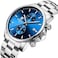 GOLDEN HOUR Fashion Business Mens Watches with Stainless Steel Waterproof Chronograph Quartz Watch for Men, Auto Date.