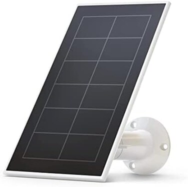 Arlo Essential Solar Panel Charger - Arlo Certified Accessory - Weather Resistant, 8 ft Power Cable, Adjustable Mount, Only Works with Arlo Essential and Essential XL Cameras, White - VMA3600.