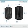 Schlage Encode Smart Wi-Fi Deadbolt with Camelot Trim in Matte Black, Lock Only.