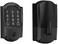 Schlage Encode Smart Wi-Fi Deadbolt with Camelot Trim in Matte Black, Lock Only.