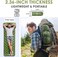 KEPLUG Inflatable Sleeping Pad for Camping, Ultralight Waterproof Sleeping Mat w/Pillow, Foot Pump Quick InflationDeflation, Thick Air Mattress w/Carrying Bag for Backpacking Hiking Tent Travel.