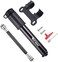Hathdia Mini Bike Pump Portable 80 PSI Bicycle Tire Pump Fits Presta and Schrader Valve,LightweightPocket Size.