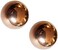 American Ayurveda Pure Copper Ball, Energy, Meditation, Crytal Sphare Sphere, Grounding, Movement with Copper Orb - 2 pcs of 1. 1 Inch.
