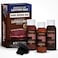 Blend It On Leather Max Quick Refinish and Repair Kit Dark Brown, Restore Couches, Recolor FurnitureRepair Car Seats, Sofa, Boots 3 Color Shades to with Leather, Vinyl, Bonded (Bold Dark Browns.