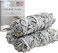 Ancientveda White Sage Smudge Sticks 3 Pack for Cleansing House, Meditation, Yoga, Negative Energy Cleanse, and Smudging with Starter Guide4 Inch Organic California White Sage Bundles.