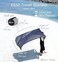 Litume Travel Blanket, Lightweight and Breathable, 170 x 122 cm, Soft Plane Blanket for Travelers, Foldable Camping Sheet with Pack Sack for Train, Camping, Travel.