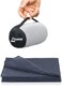Litume Travel Blanket, Lightweight and Breathable, 170 x 122 cm, Soft Plane Blanket for Travelers, Foldable Camping Sheet with Pack Sack for Train, Camping, Travel.