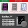 KingBlanc Case for iPad Pro 11 inch 20202018 with Pencil Holder, Auto Sleep Wake Function, Support Apple Pencil(2nd GenerationWireless Pair/Charging, PU Leather Folio Cover for iPad Pro 11 (Black.