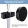 Cookit Knife Block Holder, Universal Knife Block without Knives, Unique Double-Layer Wavy Design, Round Black Knife Holder for Kitchen, Space Saver Knife Storage with Scissors Slot.
