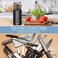 Cookit Knife Block Holder, Universal Knife Block without Knives, Unique Double-Layer Wavy Design, Round Black Knife Holder for Kitchen, Space Saver Knife Storage with Scissors Slot.