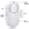 Toeeson Door Window Alarm, 120 DB Window Chime Alarms for Home, White Door Alarms for Kids Safety.