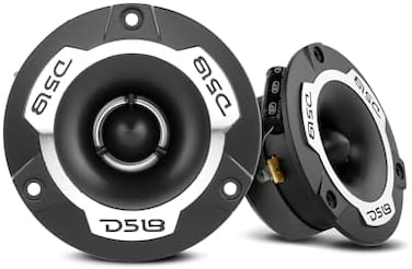 مكبر صوت فائق DS18 PRO-TWX1 باللون الفضي - 1 بوصة، إطار وغشاء من الألومنيوم، 240 واط كحد أقصى، 4 أوم، كروس أوفر مدمج - مكبرات الصوت الاحترافية هي الأفضل في سوق الصوت الاحترافي (زوج - فضي).