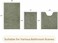 HOMEIDEAS 3 Pieces Bathroom Rugs, Ultra Soft Non Slip Absorbent Chenille Toilet Bath Mat Set (Sage Green.